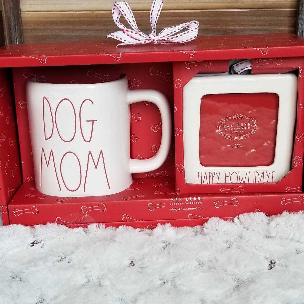 Rae Dunn Dog Mom Mug and Ornament